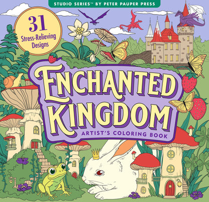 Adult Coloring Book Enchanted Kingdom