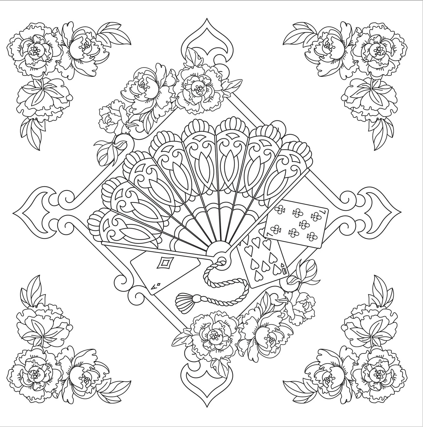 Adult Coloring Book Ephemera