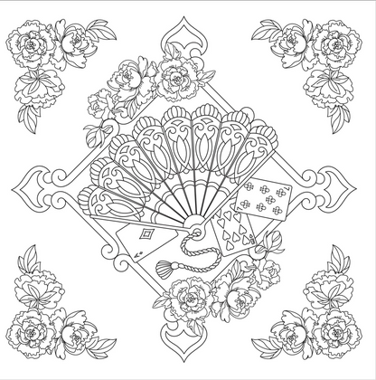 Adult Coloring Book Ephemera