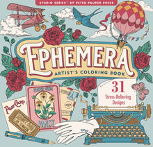 Adult Coloring Book Ephemera