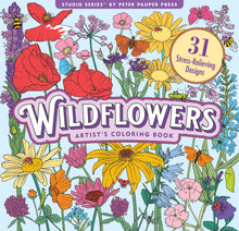 Adult Coloring Book Wildflowers