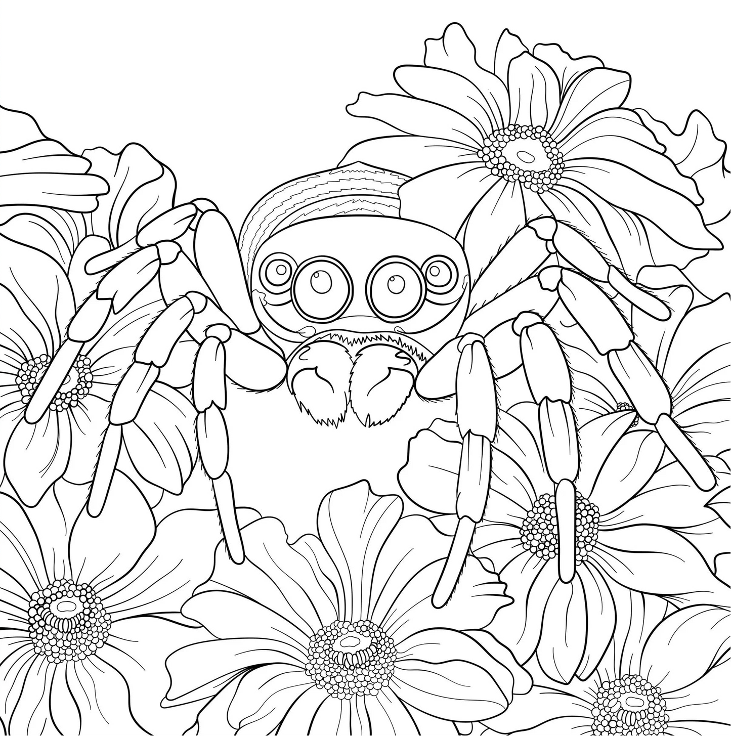 Goth Garden Adult Coloring Book