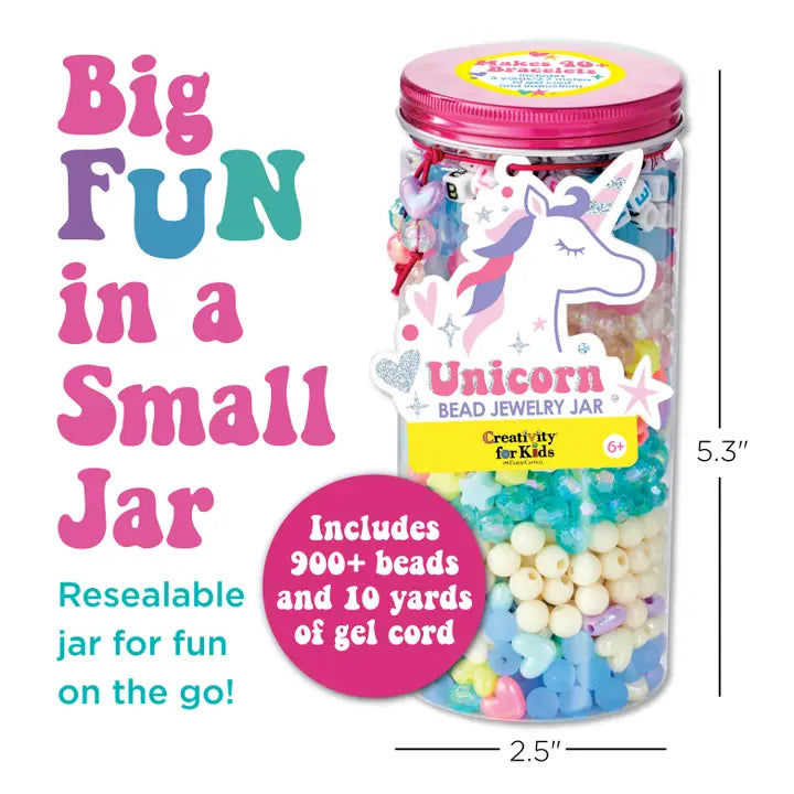 Bead Jewelry Jar Assorted