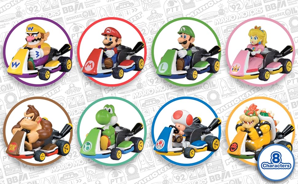 Mario Kart Pullbacks Racers
