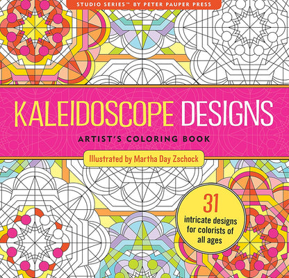 Adult Coloring Book Kaleidoscope Designs