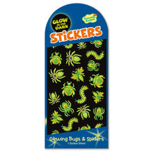 Glow-in-the-Dark Glowing Bugs & Spiders Stickers