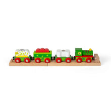 Dinosaur Railway Engine and Train Cars