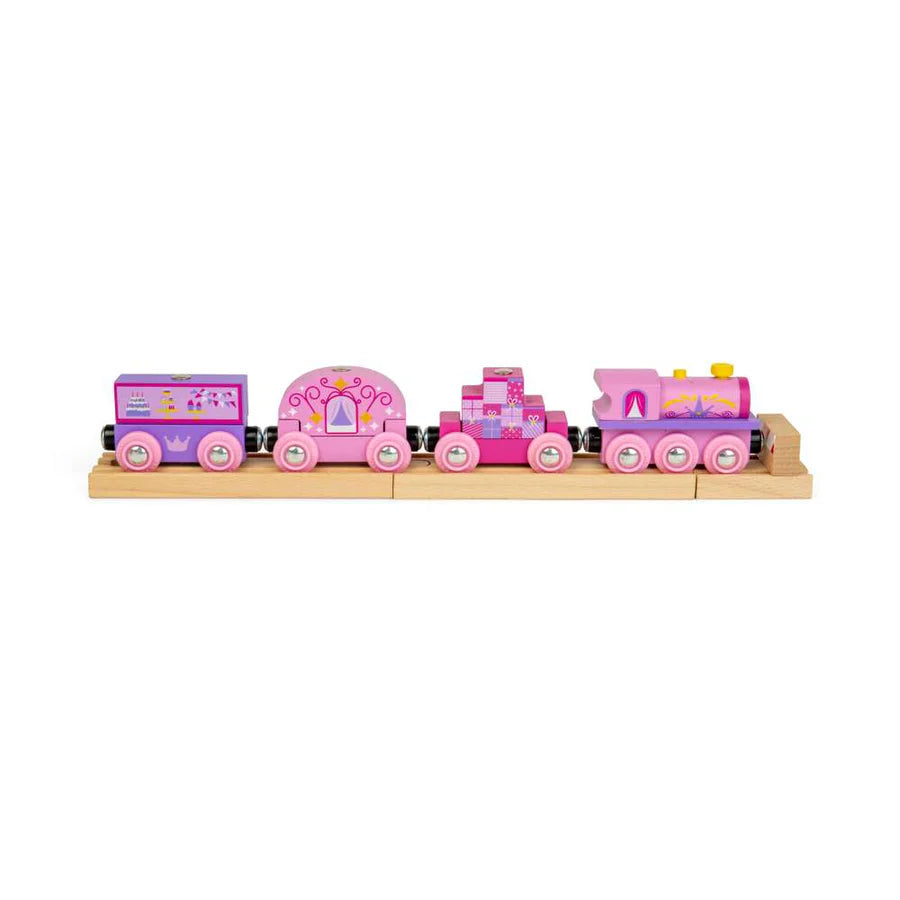 Bigjigs Rail Princess Train - 9 Piece