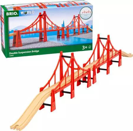 BRIO WORLD Double Suspension Bridge