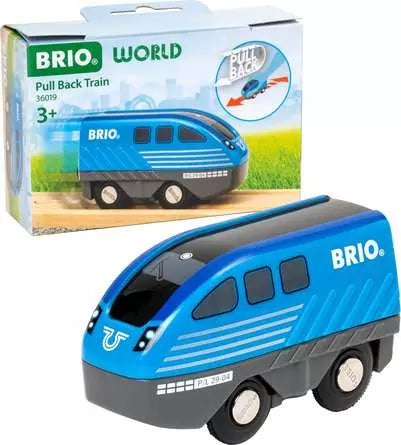BRIO WORLD Pull Back Train