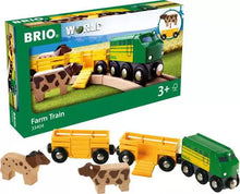 BRIO WORLD Farm Train Set