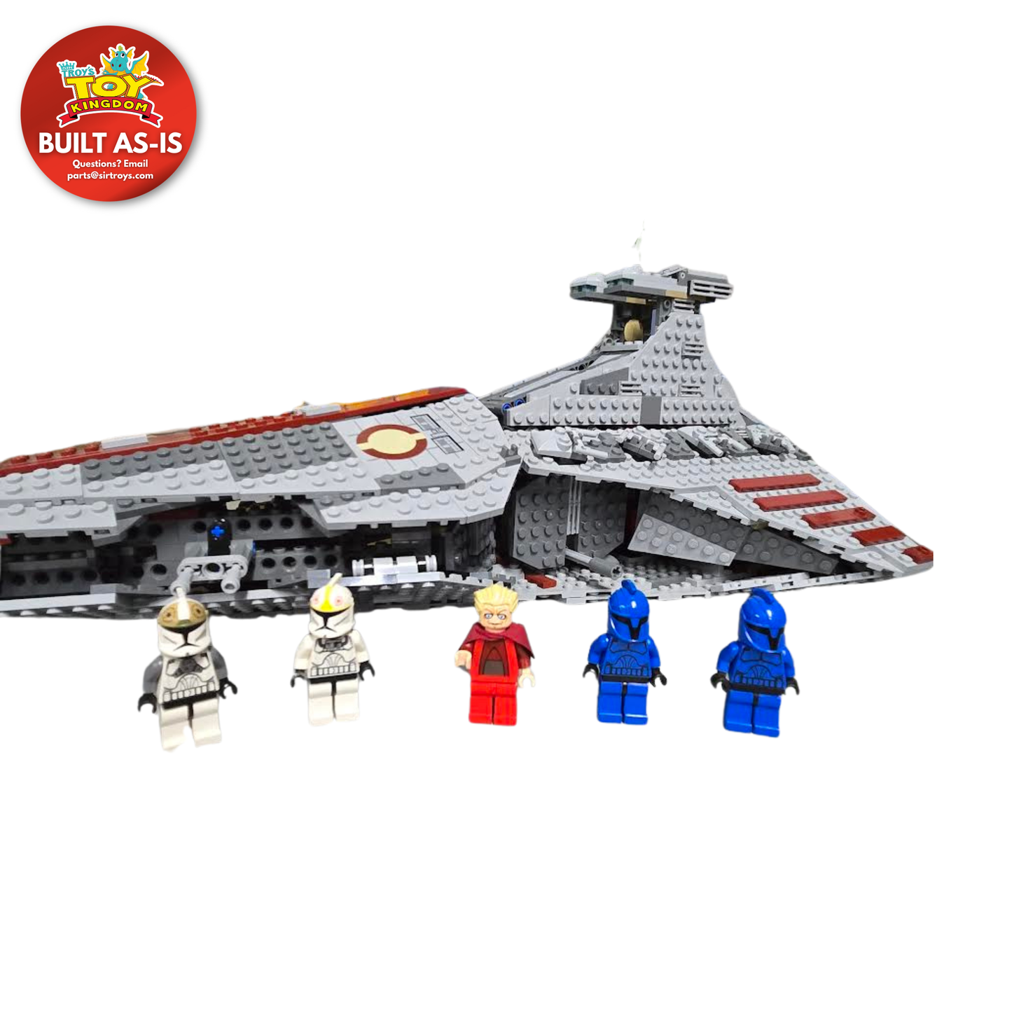 LEGO® Star Wars™ Venator-Class Republic Attack Cruiser (#8039) BUILT AS-IS