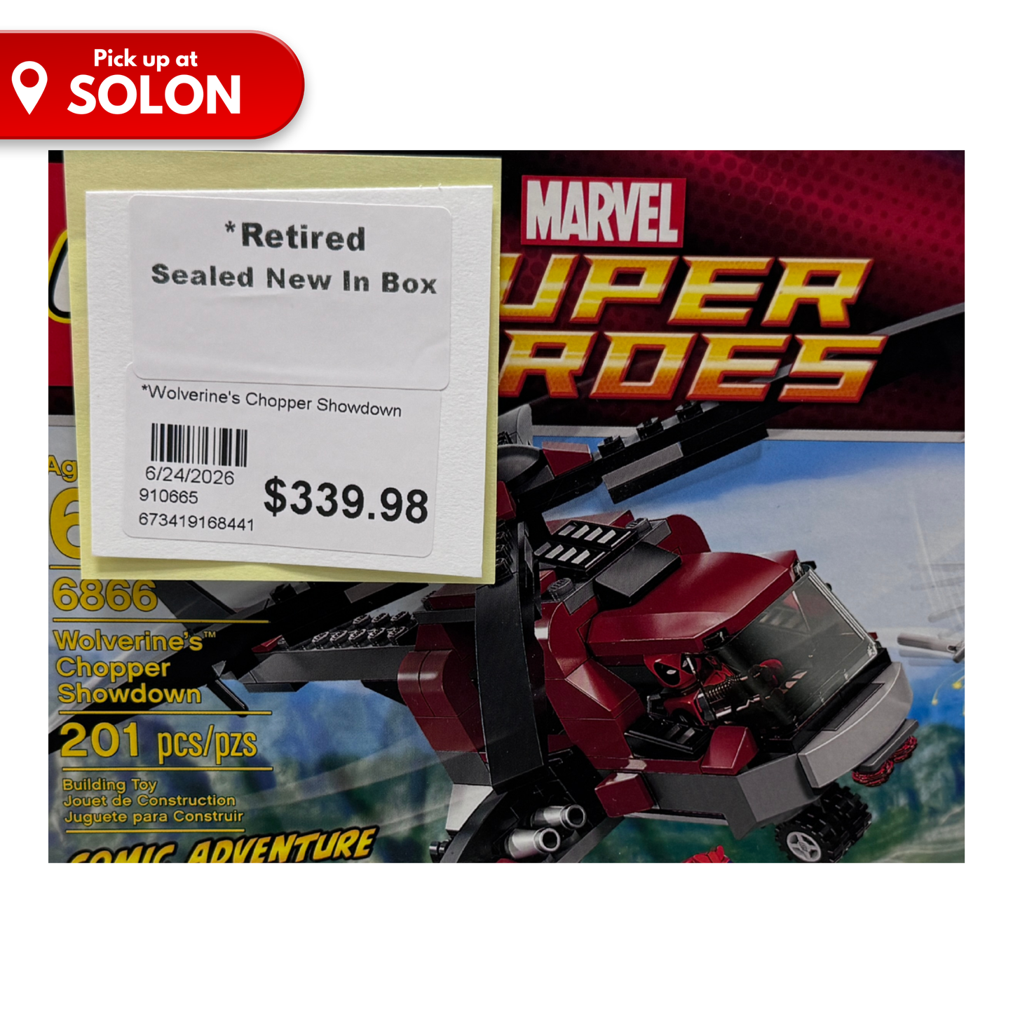 LEGO® Marvel Wolverine's Chopper Showdown (6866)