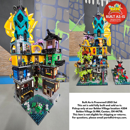 LEGO® NINJAGO® City Gardens (71741) BUILT AS-IS