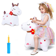 Bouncy_White_Horse