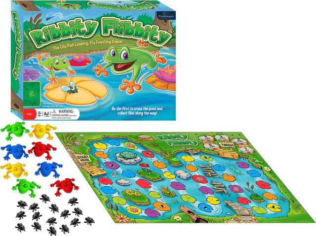 Ribbity Flibbity, the Lily Pad Leaping, Fly Feasting Game