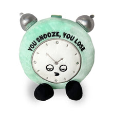Plush Clock - You Snooze, You Lose