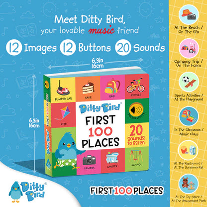 First 100 Places Interactive Sound Book