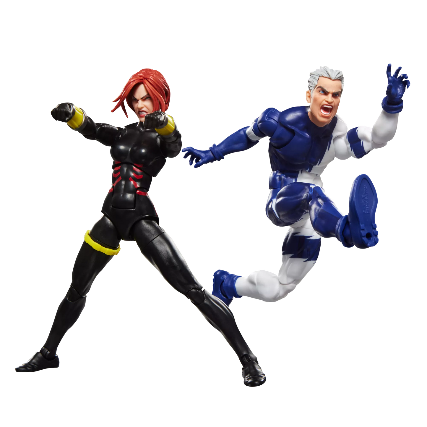 Avengers Marvel Legends Black Widow and Quicksilver Action Figures