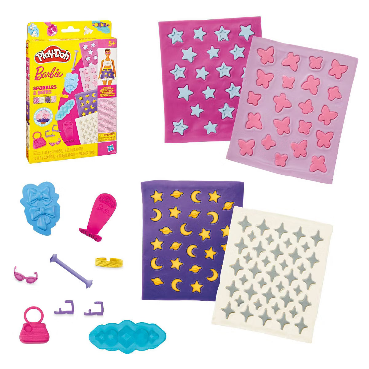 Barbie Play-Dog Designer Patterns Sparkles & Gems