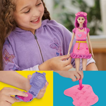 Barbie Play-Doh Designer Dolls Hearts & Hair