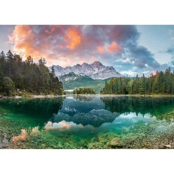 Zugspitze at the Eibsee, Germany 1000 Pc Puzzle