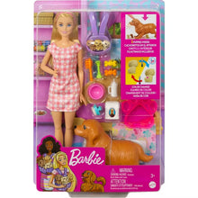 Barbie Newborn Pups Playset with Blonde Doll