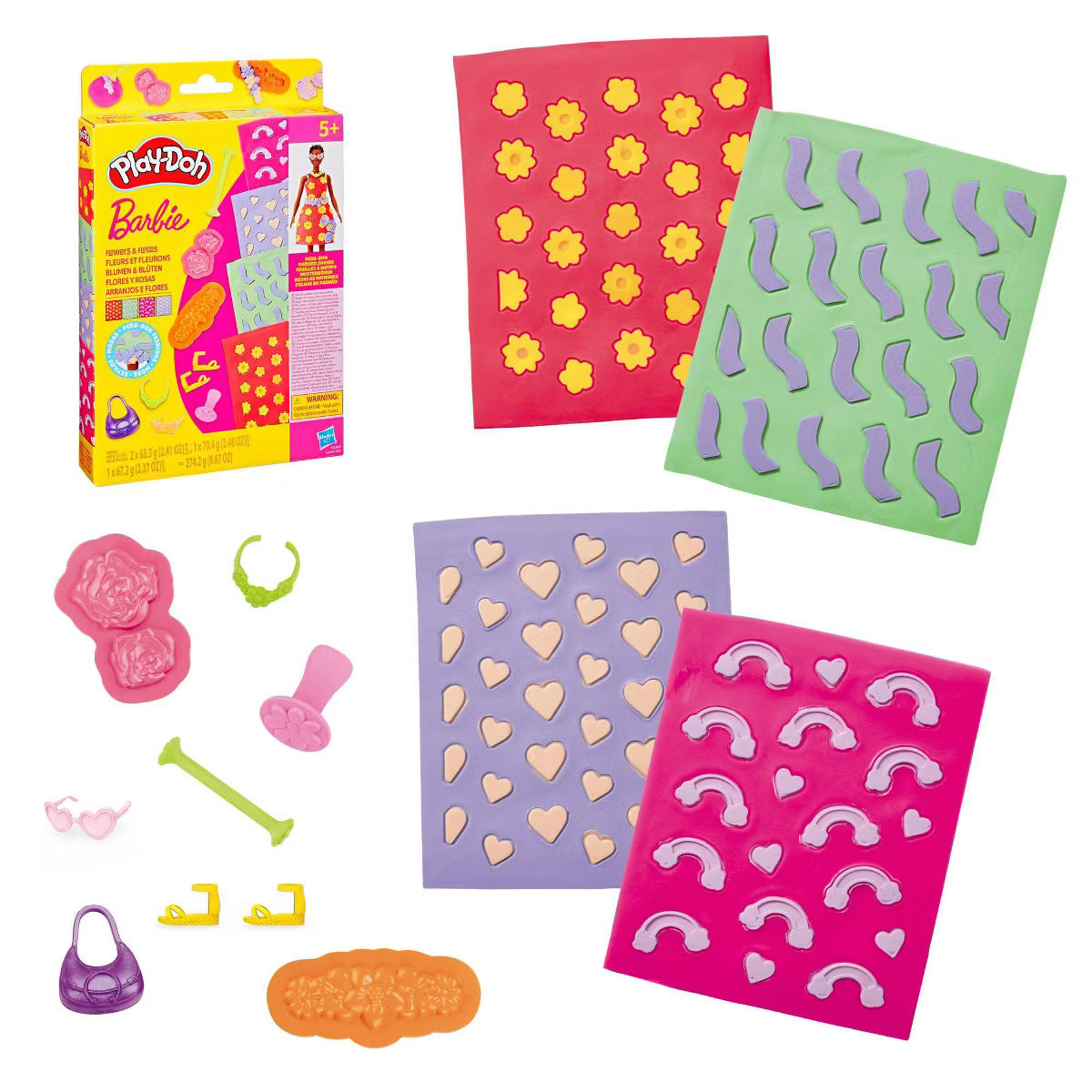 Barbie Play-Doh Designer Patterns Flowers & Florals