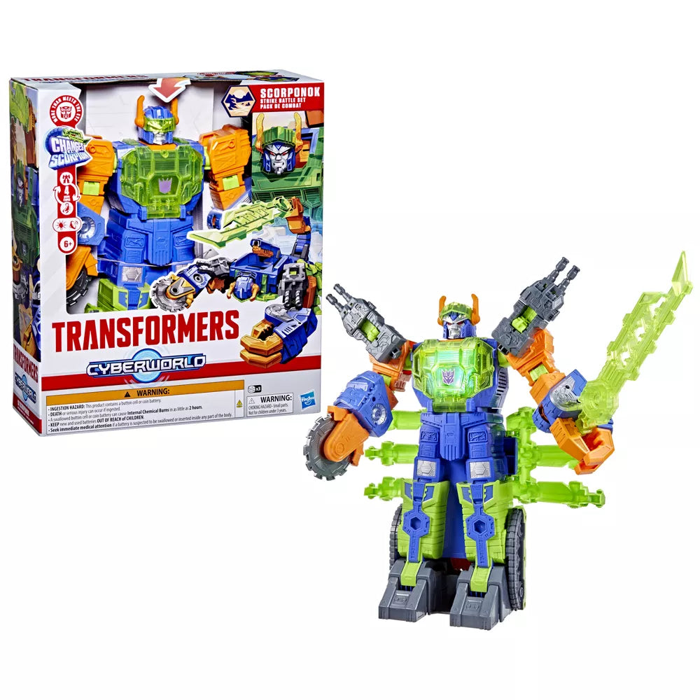 Transformers Cyberworld Strike Battle Set Scorponok
