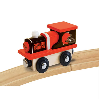 Cleveland Browns Wood Train Engine