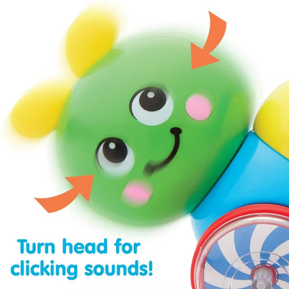 Press n Go Inchworm - Kidoozie Developmental Toy for Toddlers ages 12 months and older