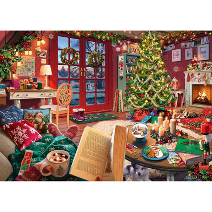 Cozy Christmas Retreat 500pc Large Format
