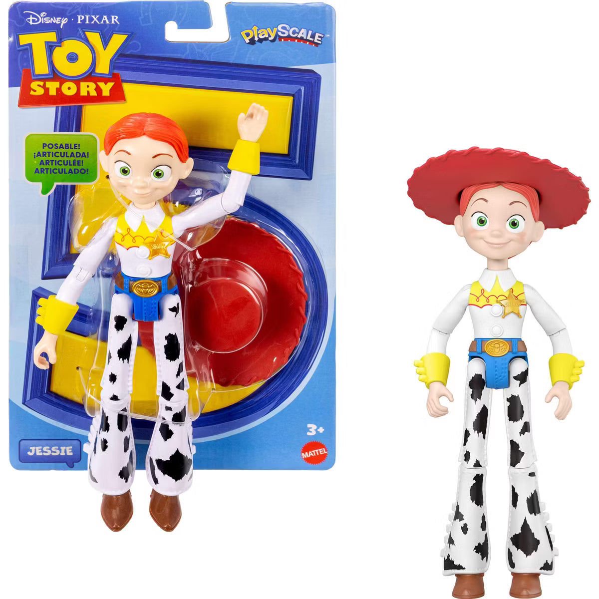 Toy Story 5: 7" Playscale Jessie w Badge