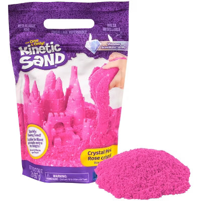 Kinetic Sand Crystal Pink Shimmer Play Sand 2lb