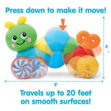 Press n Go Inchworm - Kidoozie Developmental Toy for Toddlers ages 12 months and older