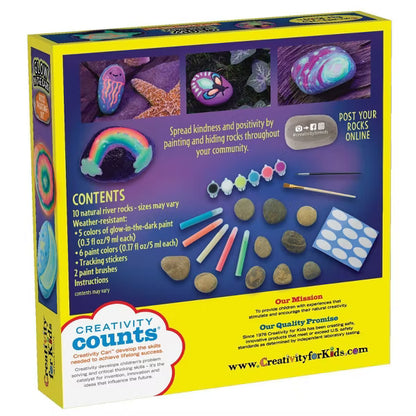 Glow in the Dark Rock Painting Kit