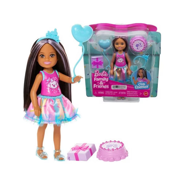Barbie Family & Friends Club Chelsea Birthday Brunette