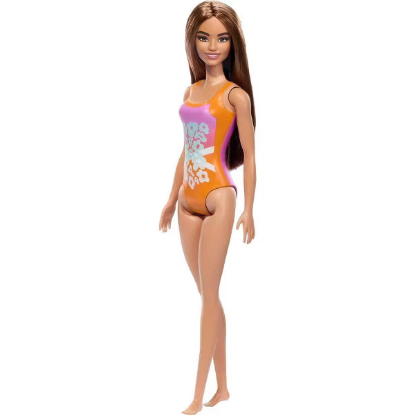 Barbie Doll Beach Assortment Brunette Doll