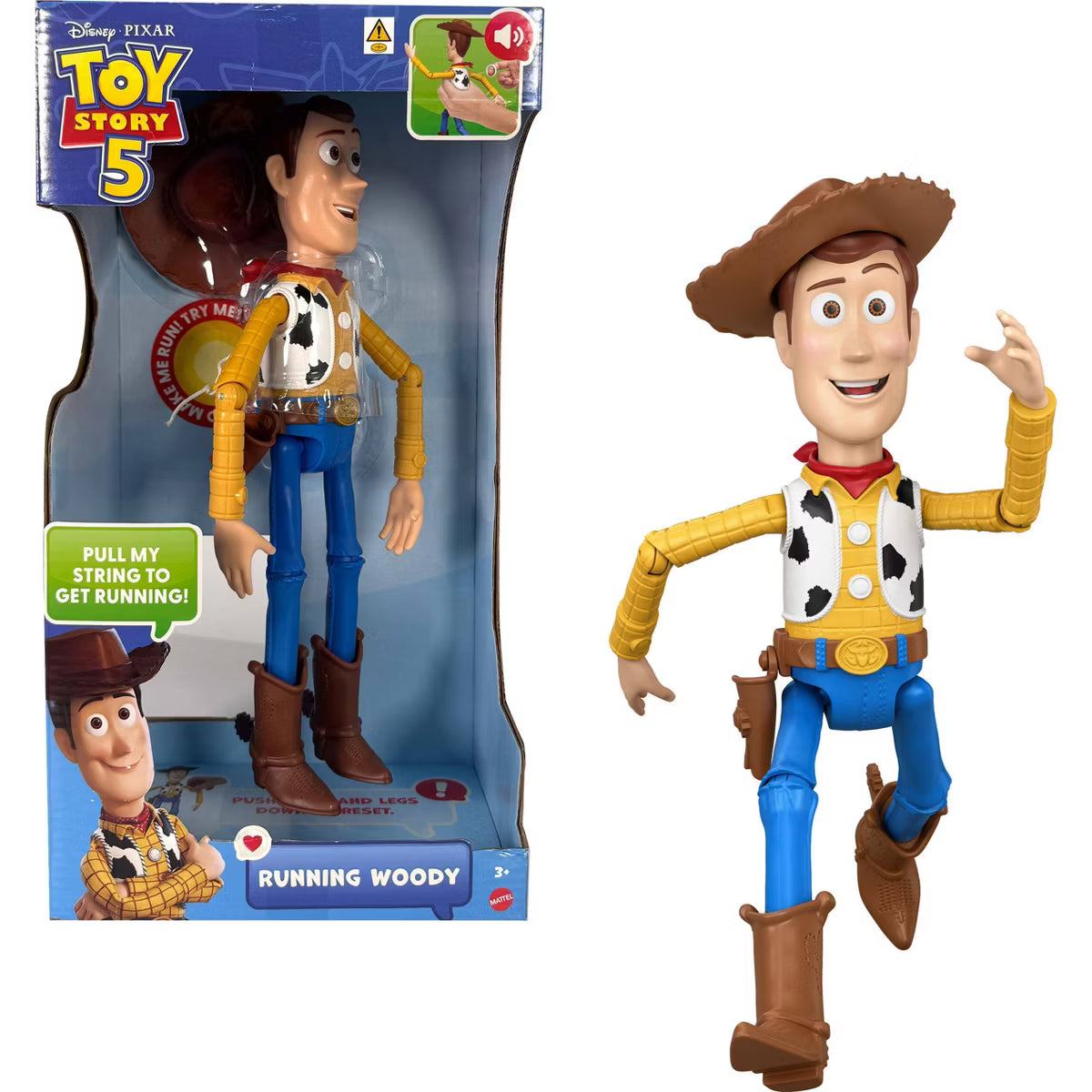 Toy Story 5: 12" Running Woody