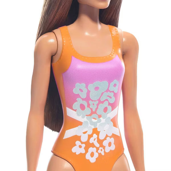 Barbie Doll Beach Assortment Brunette Doll
