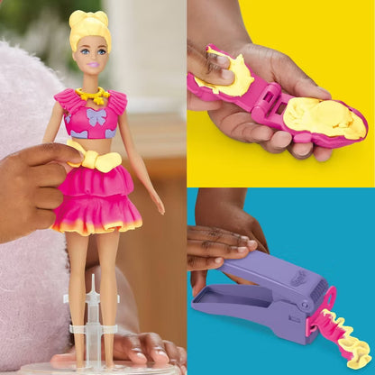 Barbie Play-Doh Desginer Dolls Ruffles & Bows