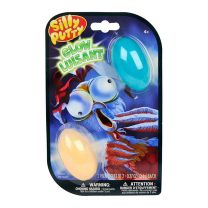 Silly Putty Glow 2pk