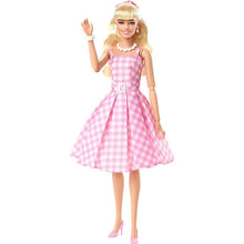 Barbie Movie Margot Robbie in Pink Gingham Dress