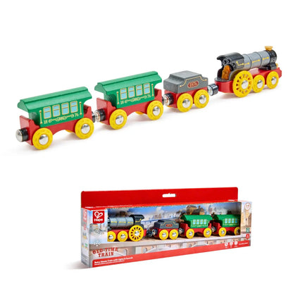 Retro Steam Train with Lights and Sounds