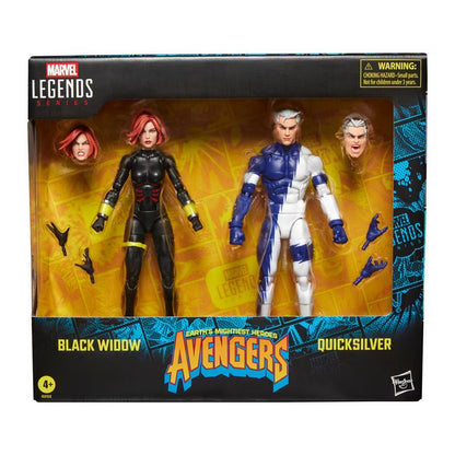 Avengers Marvel Legends Black Widow and Quicksilver Action Figures