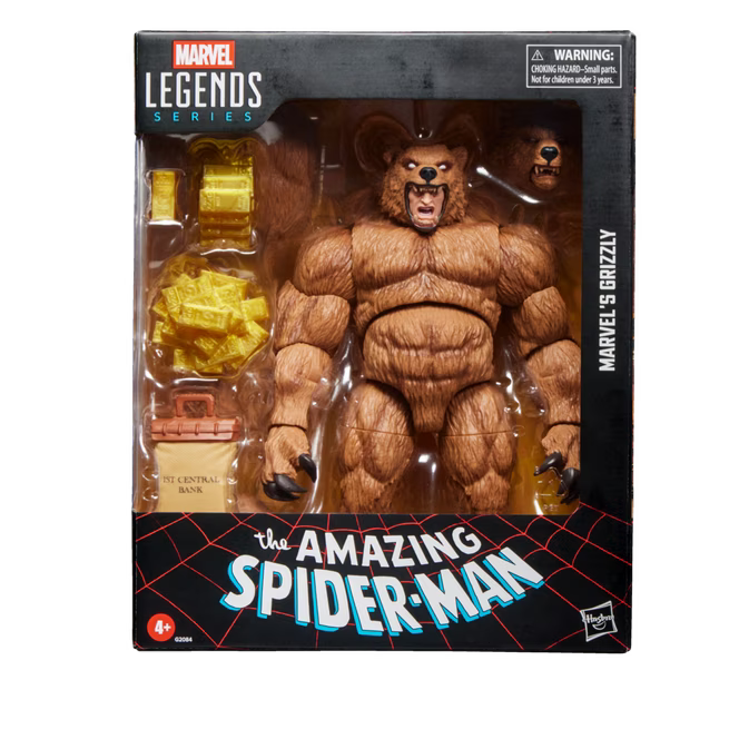 Marvel Legends Spider-Man Grizzly 6-Inch Action Figure