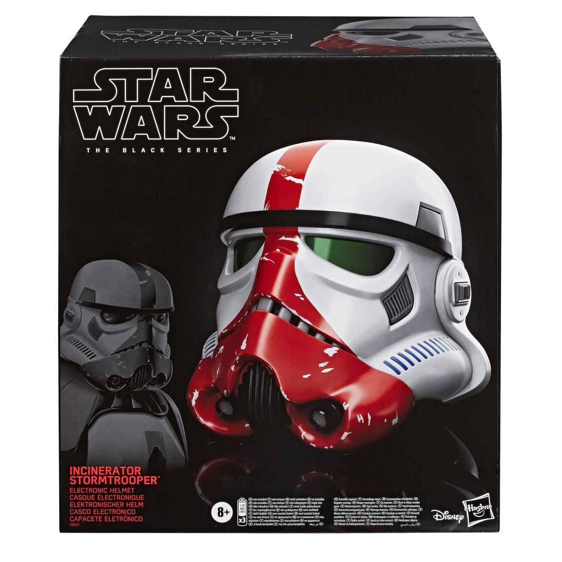 SW Black Series The Mandalorian Incinerator Stormtrooper Electronic Voice-Changer Helmet Prop Replica