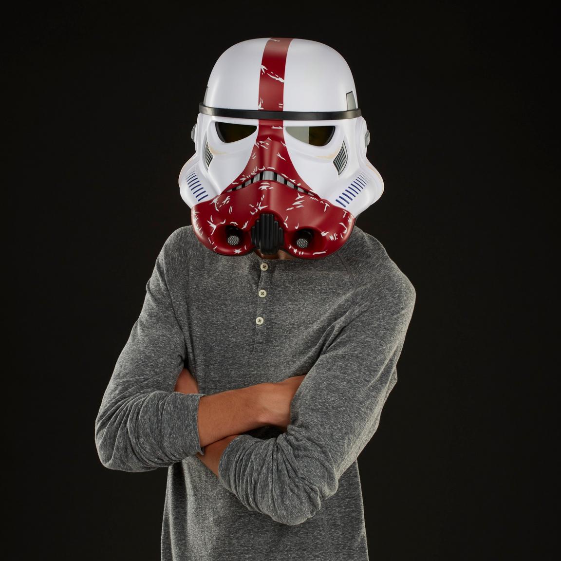 SW Black Series The Mandalorian Incinerator Stormtrooper Electronic Voice-Changer Helmet Prop Replica
