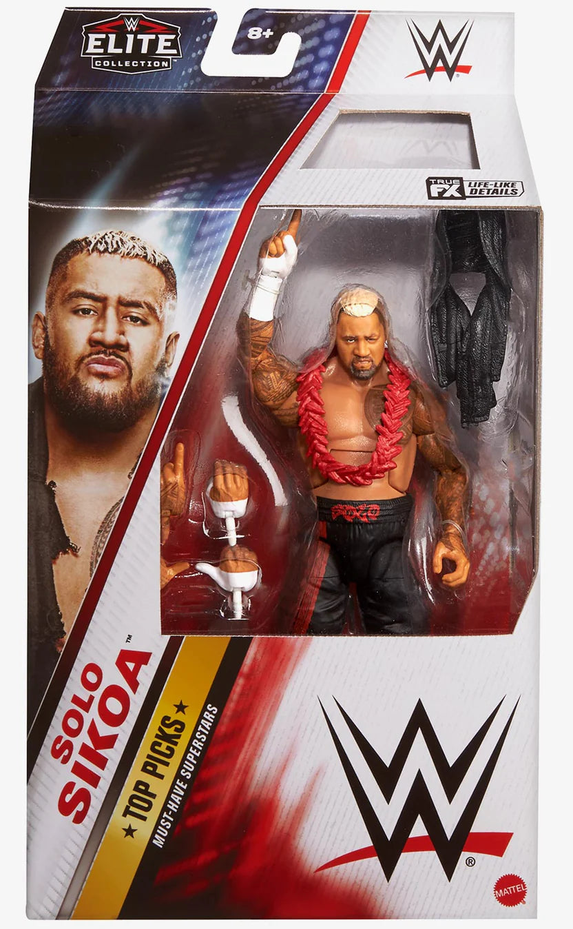 WWE Elite Top Picks Elite Collection Solo Sikoa Netflix RAW