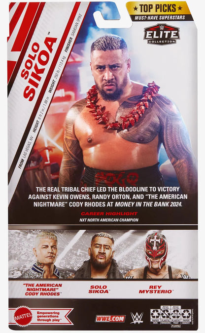 WWE Elite Top Picks Elite Collection Solo Sikoa Netflix RAW
